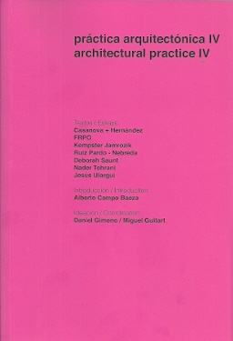 Practica arquitectónica IV. Architectural practice IV