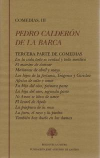 Pedro Calderón de la Barca. Comedias III