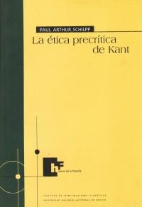 La ética precrítica de Kant